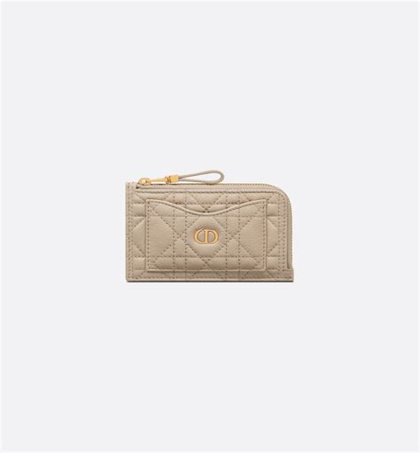 women dior card holder|zipped card holder.